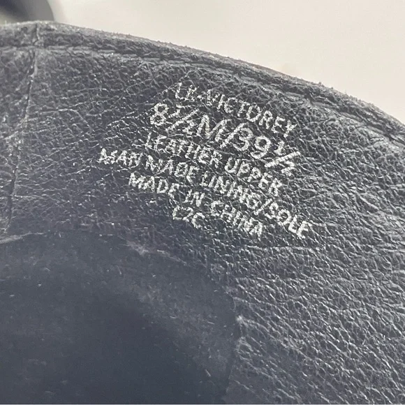 Lucky Brand Womens Black Leather Upper Fun Academia Casual Ankle Bootie Sz 8.5M - Picture 3 of 10